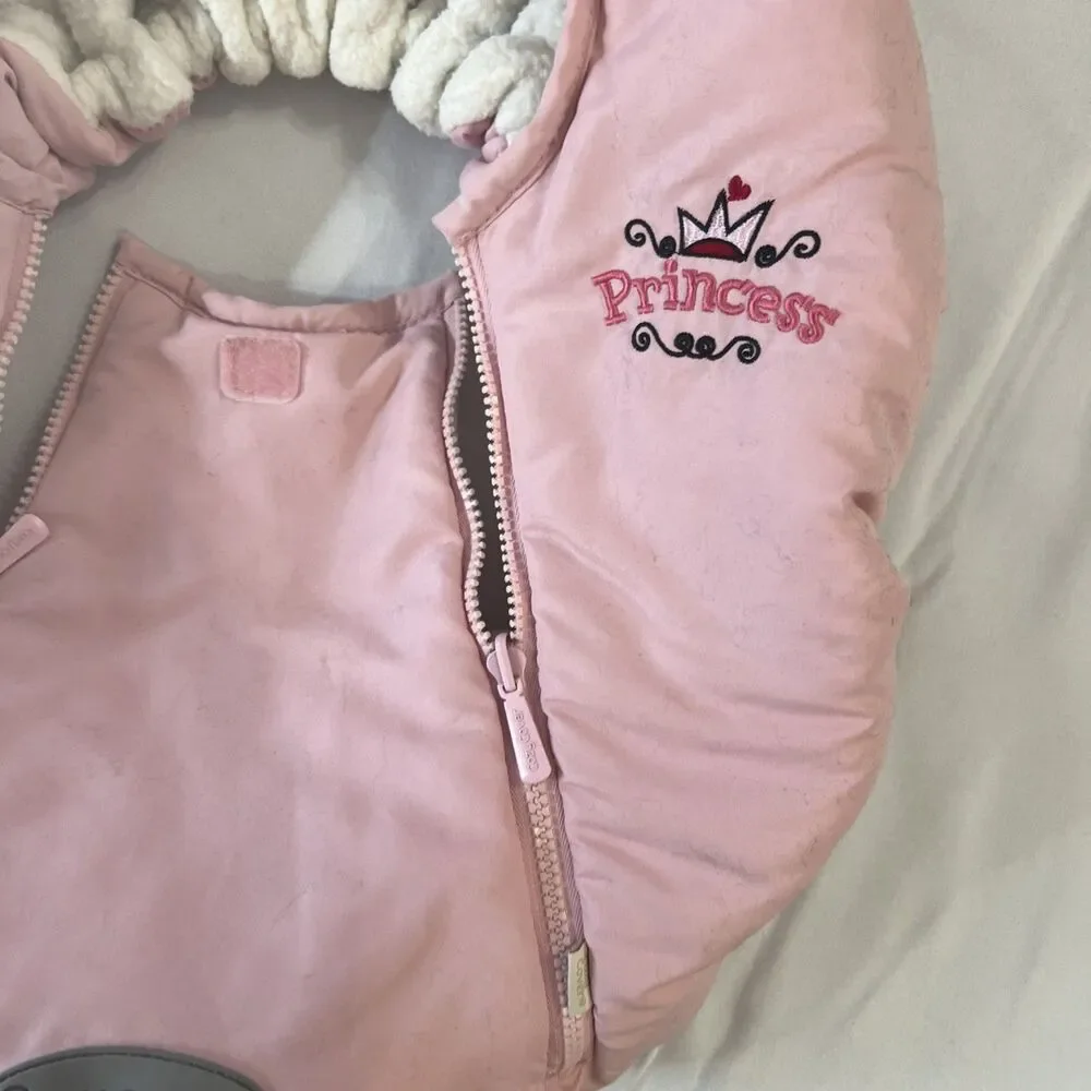 Pink Princess Cozy Cover Carseat‎